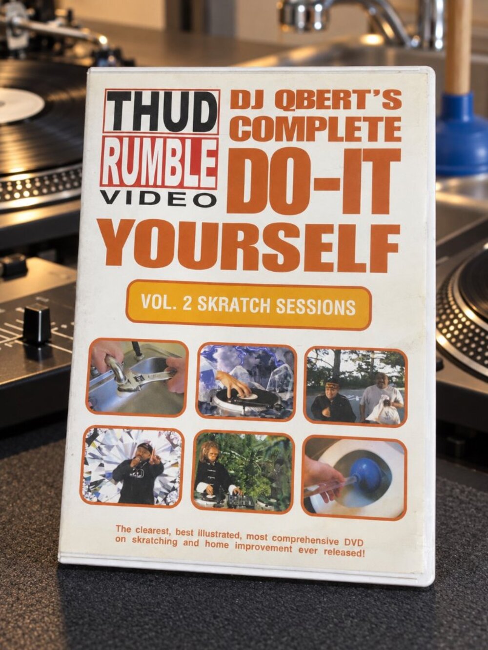 DJ Qbert's Complete Do-It Yourself Vol. 2 Skratch Sessions (DVD, Region 0) RARE!